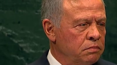 King Abdullah II warns of world's short attention span