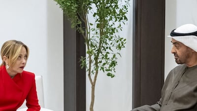 UAE President Sheikh Mohamed and Italian Prime Minister Meloni discuss Iran war impact