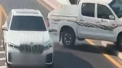 Dubai Police warn against sudden swerving