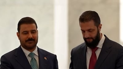 Iraq’s Al Zaidi visits Syria for talks with Al Shara