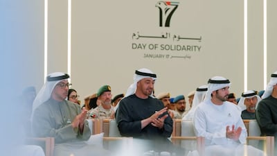 President Sheikh Mohamed marked the fourth Day of Solidarity in Abu Dhabi