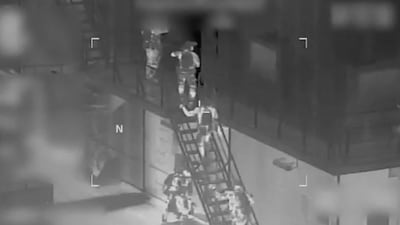 US forces board Russian-flagged vessel