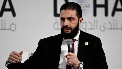 Syria’s Al Shara responds after being introduced as 'former terrorist' on stage