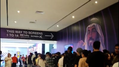 Early queues for Spider-Man screening
