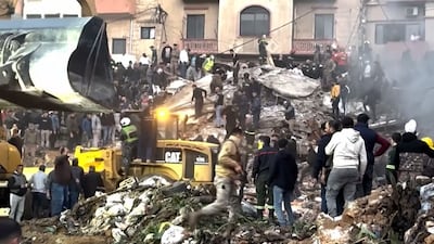 Lebanon officials fear more buildings at risk as collapse kills 14