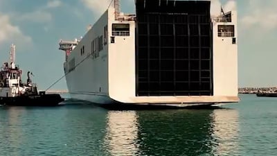 UAE ship carrying 7,200 tonnes of Gaza aid arrives in Egypt