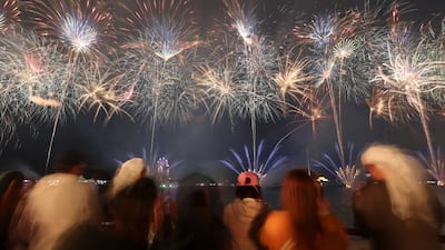 Across the UAE: Fireworks light up night sky for New Year