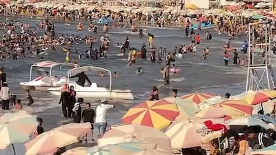 This Egyptian beach is a story of country's economic divide