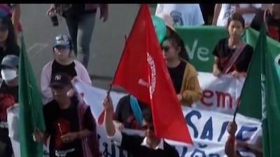Thai protesters clash with police at IMF-World Bank summit