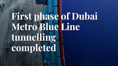 First phase of tunnelling complete on Dubai Metro Blue Line