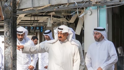 Kuwait's Prime Minister visits airport after Iranian attack