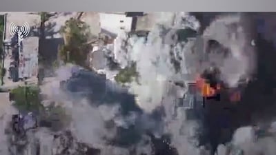 Israel releases video of air strikes on Lebanon