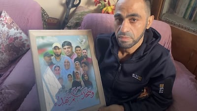 Palestinian learns family members were killed while he was imprisoned