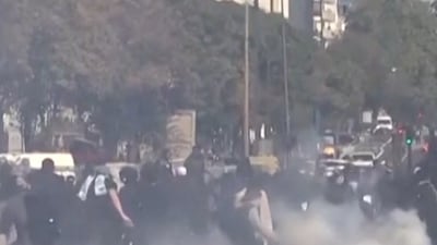 Paris students clash with police as school protests spread