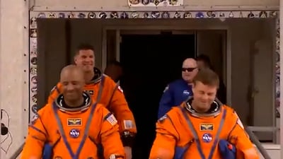 Artemis II astronauts board capsule before trip around the Moon