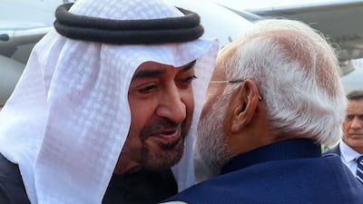 President Sheikh Mohamed arrives in India for working visit