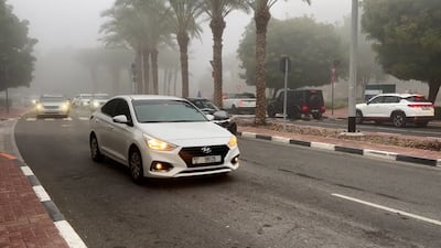 UAE weather: Red alert issued as fog and crashes slow morning commute