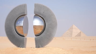 Modern art meets Egypt’s pyramids in Forever Is Now