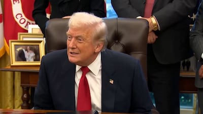 The National asks Trump about meeting with Al Shara