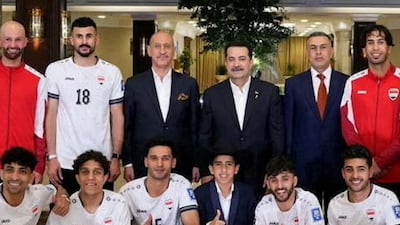 Iraqi PM welcomes football team after World Cup qualification