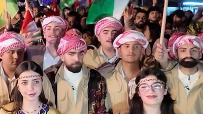 Syrian Kurds celebrate Nowruz in Damascus