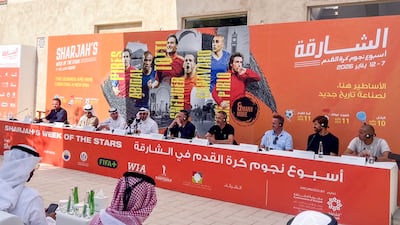 Former football heroes help launch Week of the Stars in Sharjah