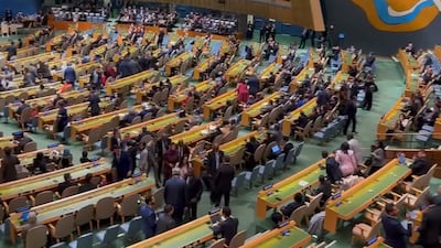 Mass walkout before Netanyahu’s UNGA address