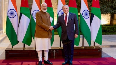 India's PM Modi begins two-day visit to Jordan