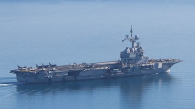 Why has France sent an aircraft carrier to the Red Sea?