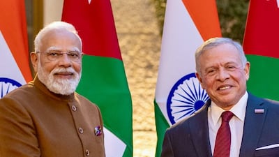 India's PM Modi begins two-day visit to Jordan