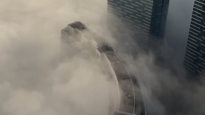 Speed limit restrictions as heavy fog blankets Abu Dhabi and Dubai