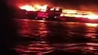 Several killed in Philippines ferry fire