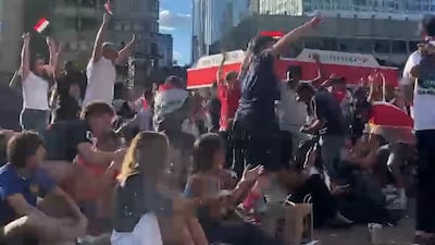 Iraqi fans celebrate team’s first goal in World Cup 2026