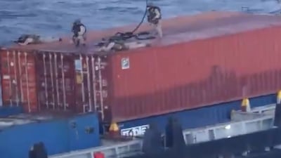 US troops board ship suspected of dodging naval blockade on Iran