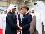 President Sheikh Mohamed and France's Macron tour Abu Dhabi defence companies