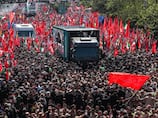 Vast crowds join funeral procession in Tehran for Ayatollah Ali Khamenei