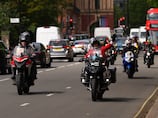 Bikers ride through London to mark 500 days in jail for British couple in Iran