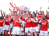 Celebration for champions Arsenal while Tottenham ensure Premier League survival