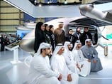 President Sheikh Mohamed inspects UAE-made hybrid cargo aircraft at Dubai Airshow 2025