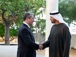President Sheikh Mohamed meets Prime Minister of Iraq's Kurdistan Region in Abu Dhabi