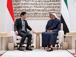 Sheikh Khaled meets Prime Minister of Singapore in Zayed National Museum