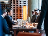 President Sheikh Mohamed receives US Secretary of State Marco Rubio in Abu Dhabi
