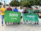 'Everywhere you see a Saudi flag, and that's beautiful': Green Falcons take Miami