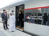 Etihad Rail's first passenger says it was 'privilege I'll never forget'