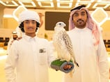 Bahraini falconer wins prized Dh255,000 falcon at Abu Dhabi's Adihex auction