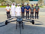 Sheikh Hamdan praises Dubai Civil Defence team who used drones to tackle Al Barsha fire