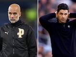 Premier League title race: Man City favourites? Arsenal choking? Rivals face five-game battle for glory