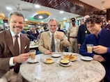 Tom Holland and Matt Damon enjoy chai at century-old Mumbai cafe ahead of The Odyssey premiere
